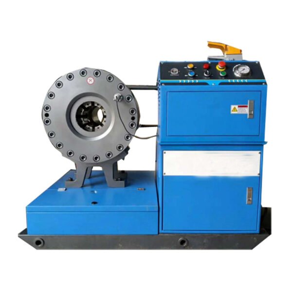 Swaged rebar coupler crimping machine