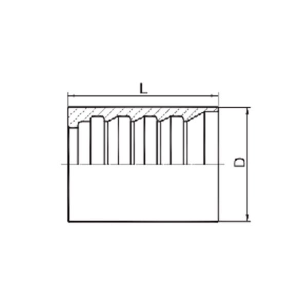 FERRULE FOR 4SP, 4SH/12-16, R12/06-16 HOSE