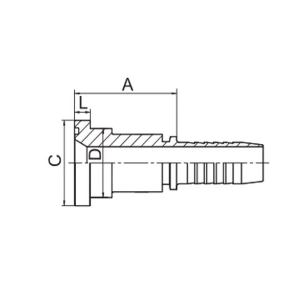 SAE FLANGE 3000PSI ISO 12151-3-SAE J516