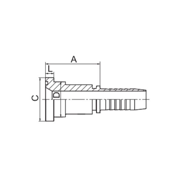 SAE FLANGE 6000PSI ISO 12151-3-SAE J516