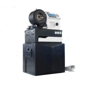 CYT-Y120D premium crimper for hydraulic hose featuring Siemens PLC control and Cr40 forged steel cylinder, pressing 2 inch hoses.