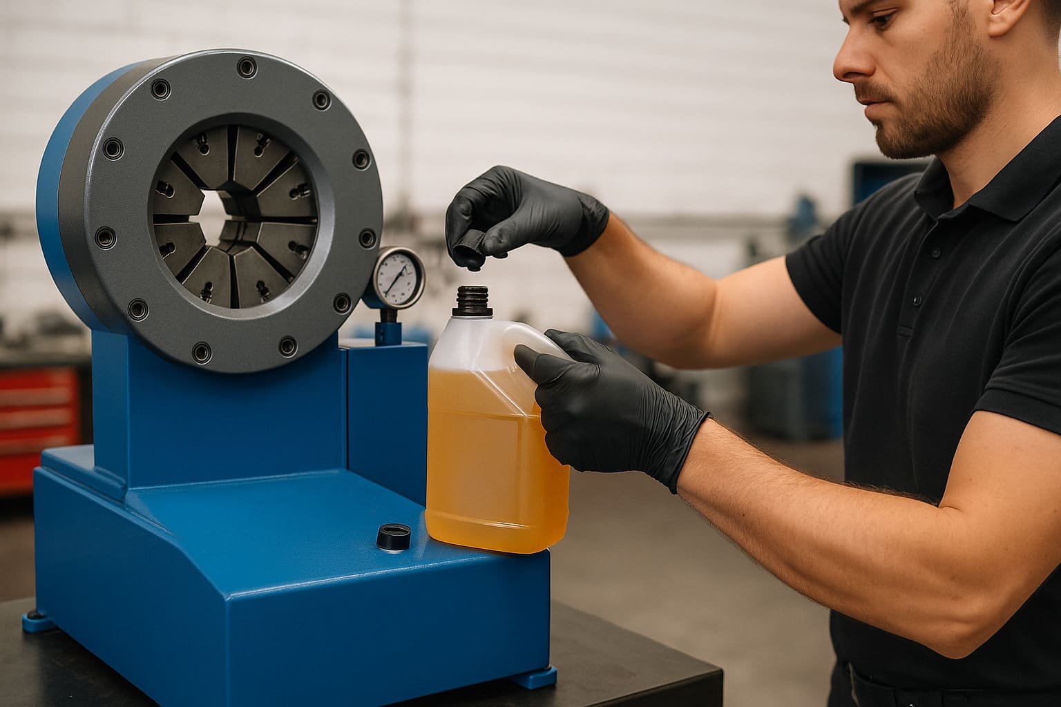 Hydraulic Oil Maintenance for Hose Crimpers