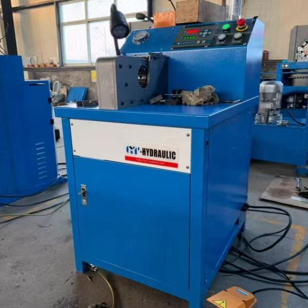 Manual, electrical, and hydraulic A/C crimping machines