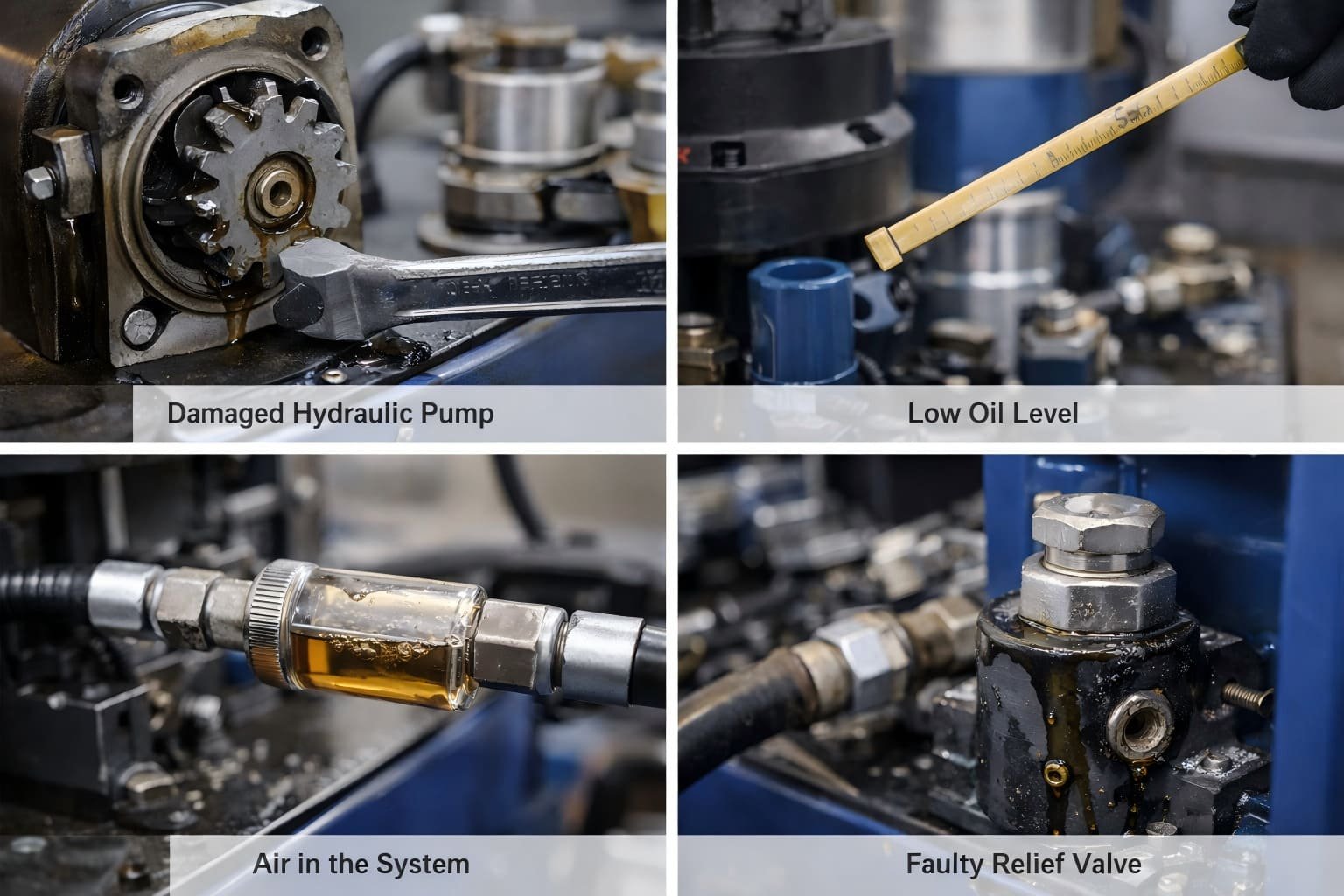 Hydraulic pressure system diagnosis
