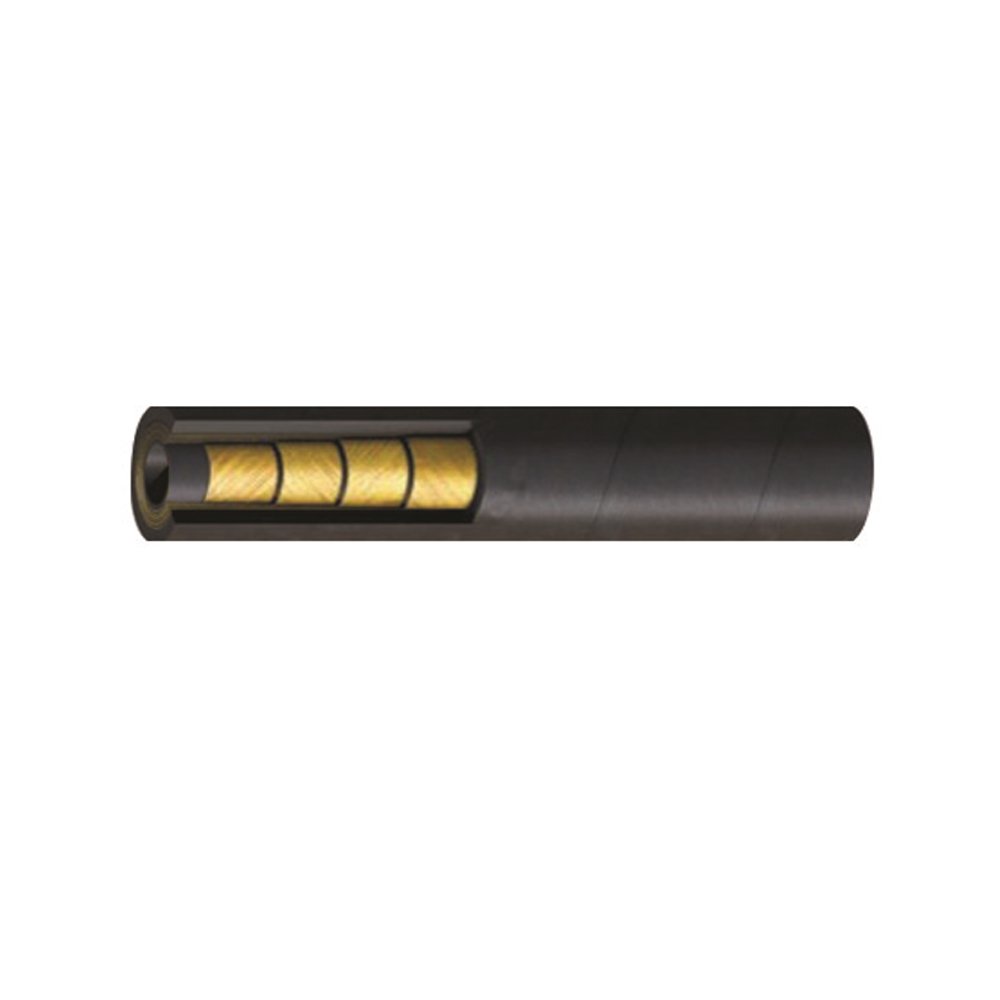 CYT EN856 4SP heavy-duty hydraulic hose with 4 steel wire spirals for mining applications.