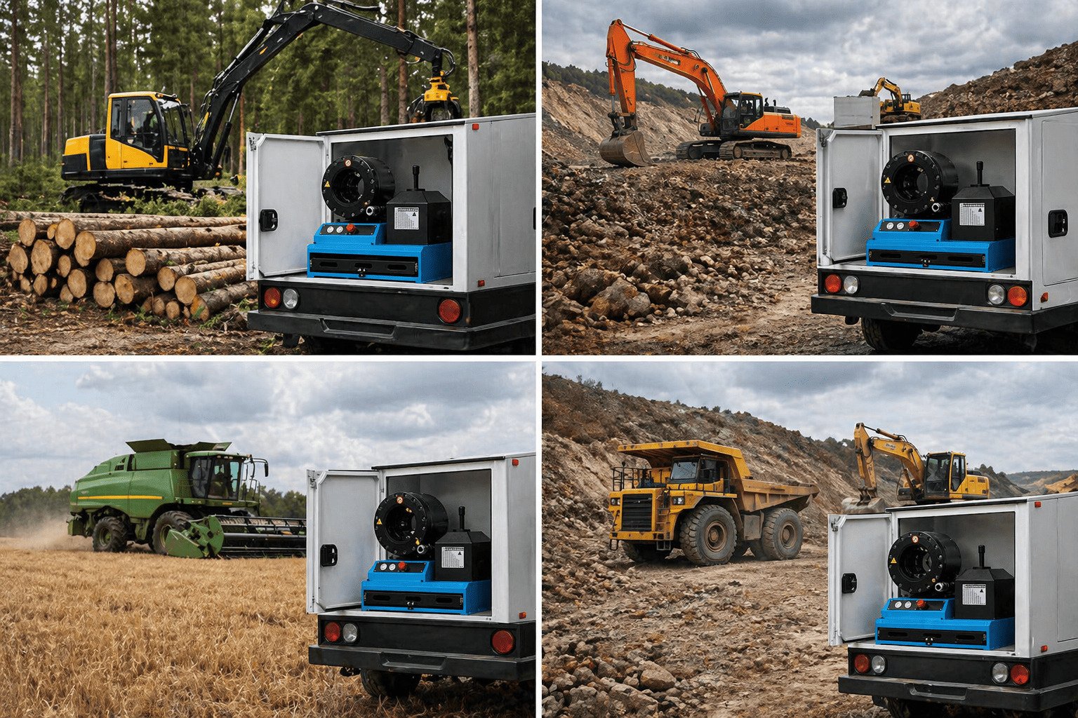 Application scenarios of mobile crimping