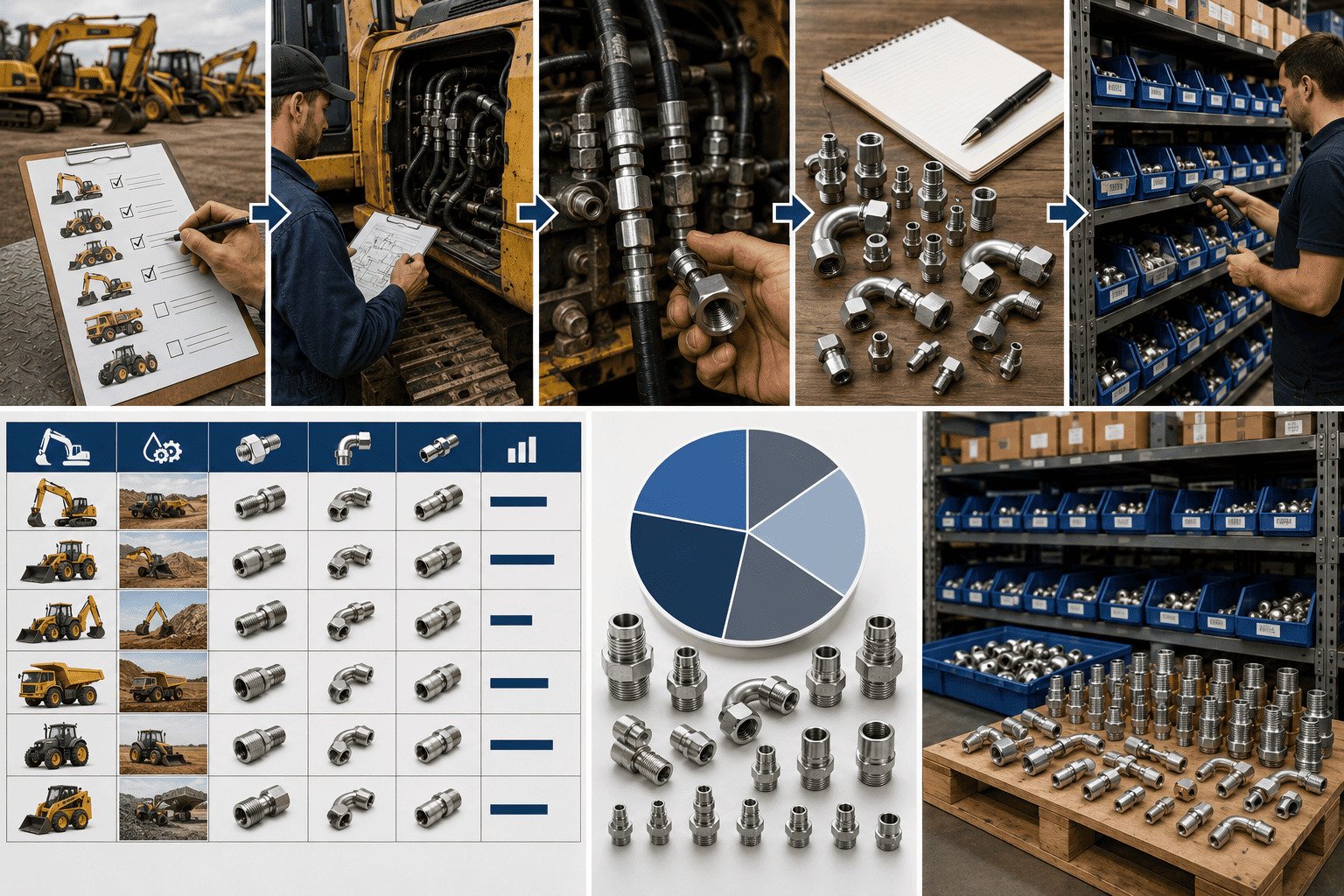 Equipment-based fitting stock planning